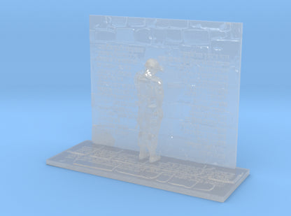 Prayer for the Paratroopers - Crystal Resin