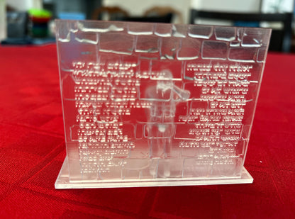 Prayer for the Paratroopers - Crystal Resin 3d printed